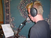 Simon doing the vocals